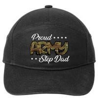 Ocp Bold Proud Army Step Dad Meaningful Gift 7-Panel Snapback Hat