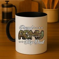 Ocp Bold Proud Army Step Dad Meaningful Gift Mug