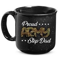 Ocp Bold Proud Army Step Dad Meaningful Gift 15oz Campfire Ceramic Mug