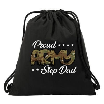 Ocp Bold Proud Army Step Dad Meaningful Gift Drawstring Bag