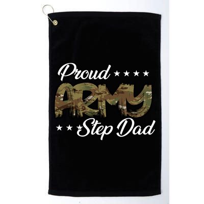 Ocp Bold Proud Army Step Dad Meaningful Gift Golf Towel