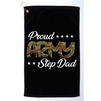 Ocp Bold Proud Army Step Dad Meaningful Gift Golf Towel