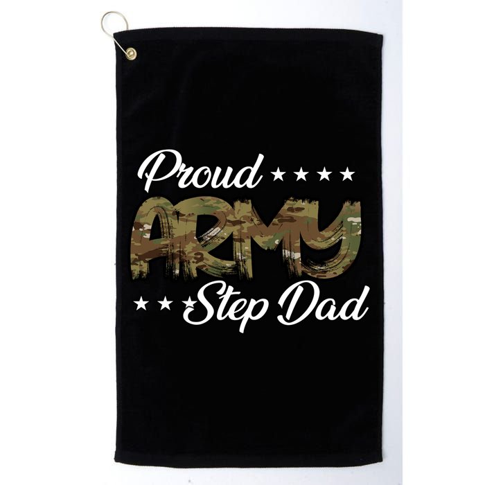 Ocp Bold Proud Army Step Dad Meaningful Gift Golf Towel