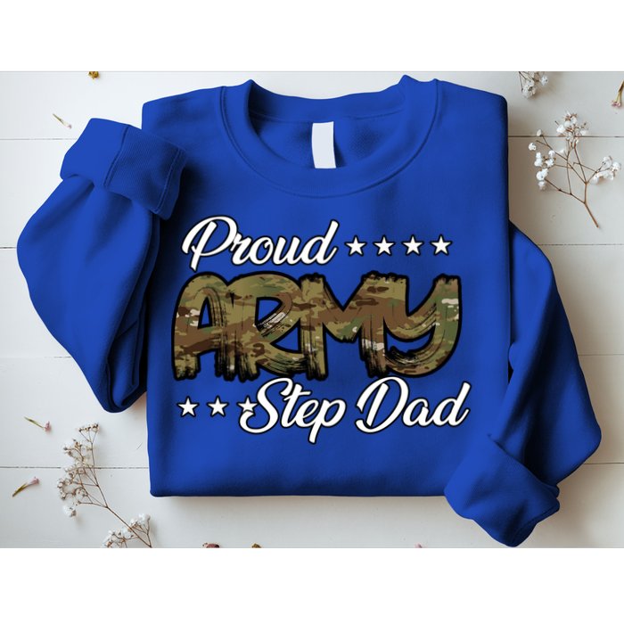 Ocp Bold Proud Army Step Dad Meaningful Gift Sweatshirt