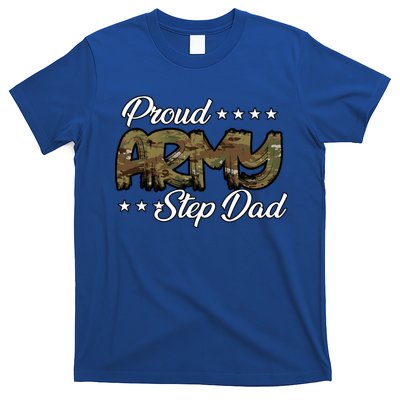 Ocp Bold Proud Army Step Dad Meaningful Gift T-Shirt