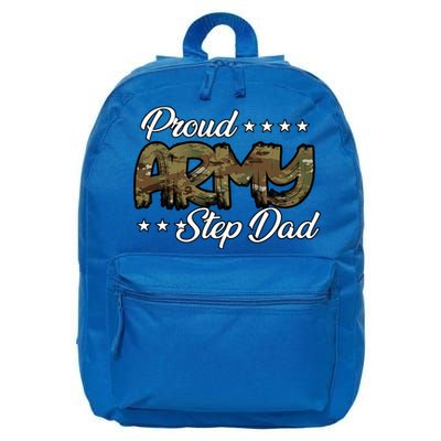 Ocp Bold Proud Army Step Dad Meaningful Gift 16 in Basic Backpack