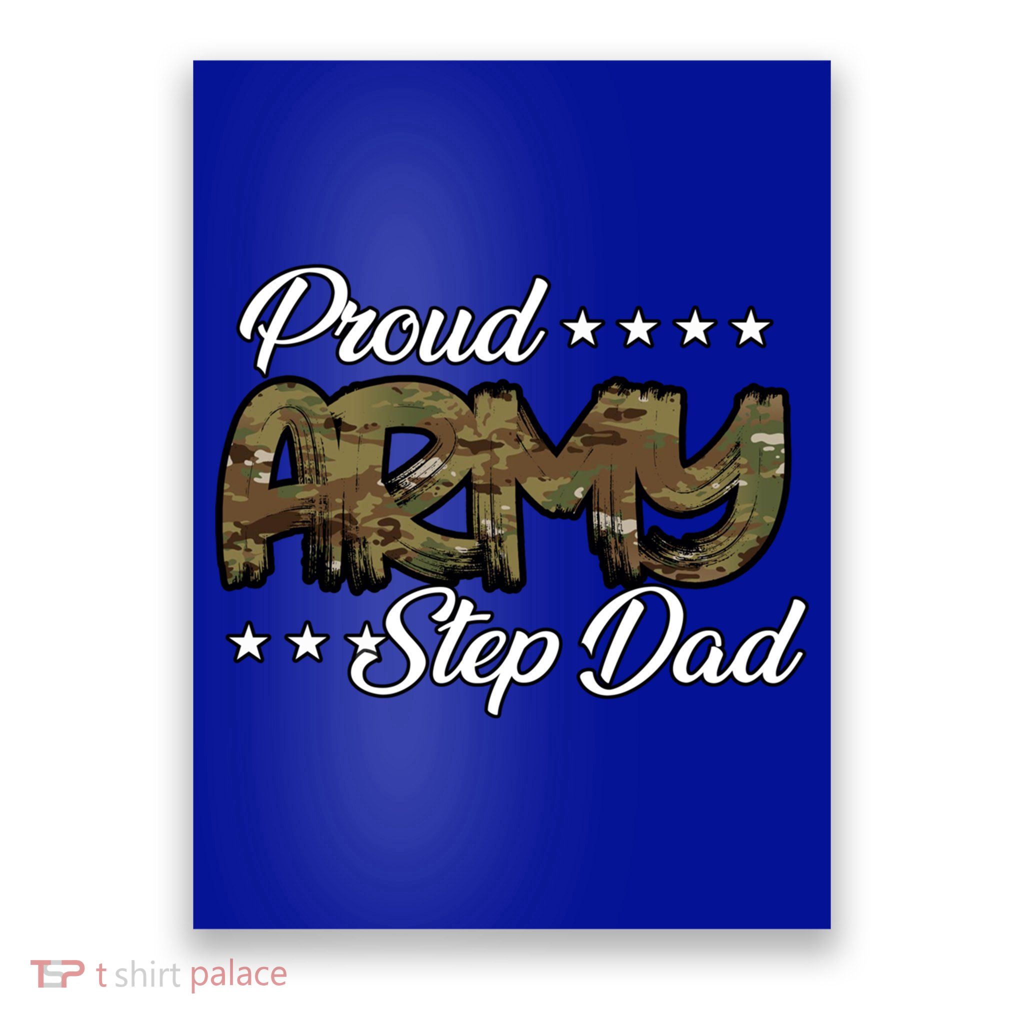 Ocp Bold Proud Army Step Dad Meaningful Gift Poster