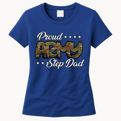 Ocp Bold Proud Army Step Dad Meaningful Gift Womens T-Shirt