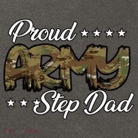 Ocp Bold Proud Army Step Dad Meaningful Gift Cotton Canvas Backpack