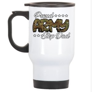 Ocp Bold Proud Army Step Dad Meaningful Gift Stainless Steel Travel Mug