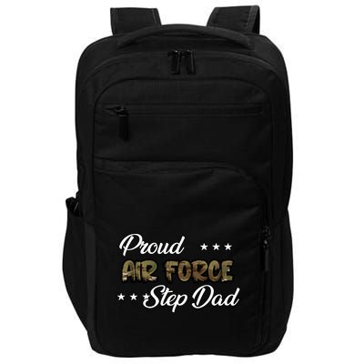 Ocp Bold Proud Air Force Step Dad Funny Gift Impact Tech Backpack