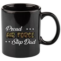 Ocp Bold Proud Air Force Step Dad Funny Gift 11oz C Handle Ceramic Mug