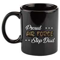 Ocp Bold Proud Air Force Step Dad Funny Gift 11oz C Handle Ceramic Mug