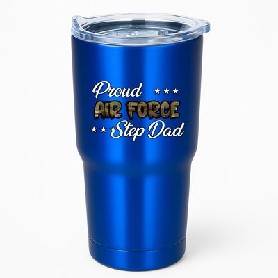 Ocp Bold Proud Air Force Step Dad Funny Gift Tumbler