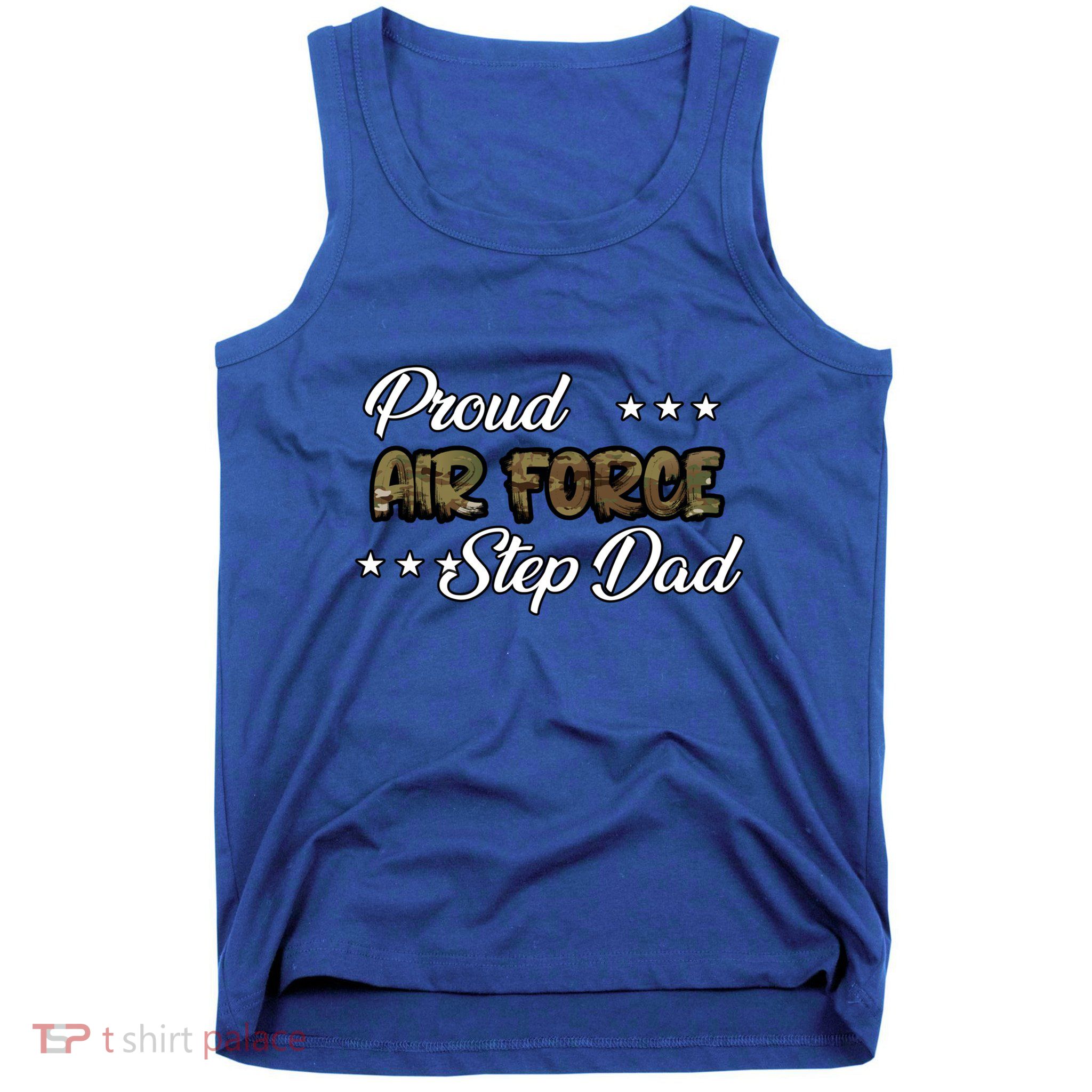 Ocp Bold Proud Air Force Step Dad Funny Gift Tank Top