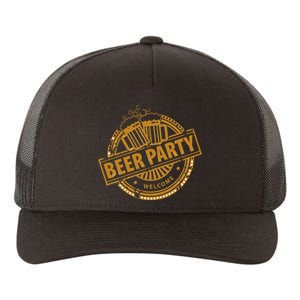 Oktoberfest Beer Party Welcome Yupoong Adult 5-Panel Trucker Hat