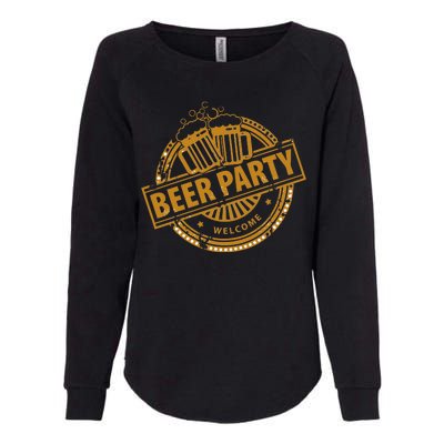 Oktoberfest Beer Party Welcome Womens California Wash Sweatshirt