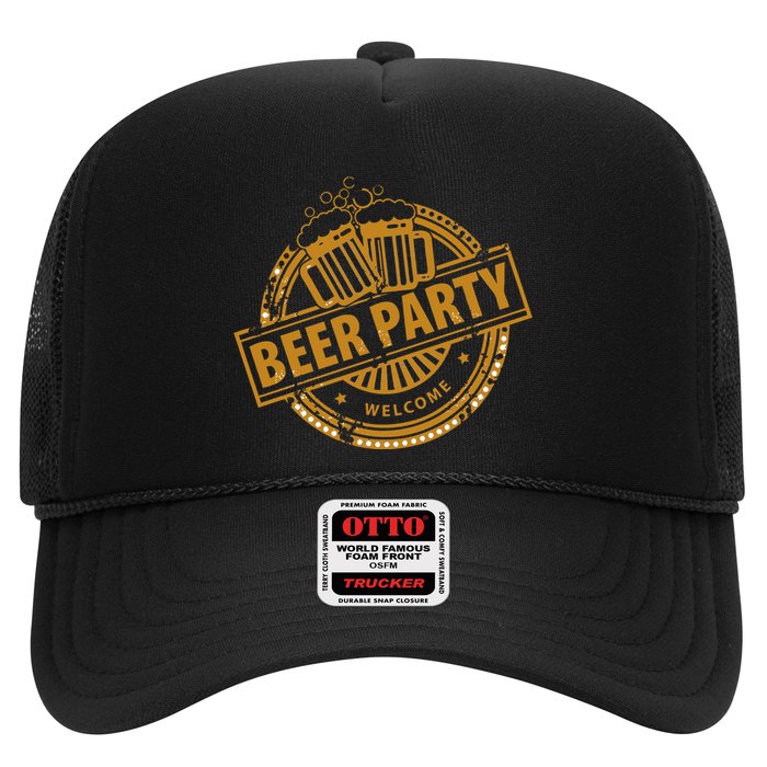 Oktoberfest Beer Party Welcome Trucker Hat