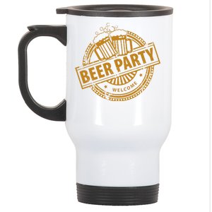 Oktoberfest Beer Party Welcome Stainless Steel Travel Mug