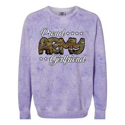 Ocp Bold Proud Army Friend Gift Colorblast Crewneck Sweatshirt