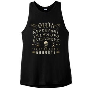 Ouija Board Paranormal Spirit Board Occult Halloween Ladies PosiCharge Tri-Blend Wicking Tank