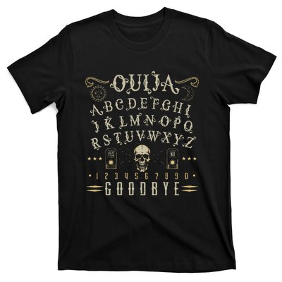 Ouija Board Paranormal Spirit Board Occult Halloween T-Shirt