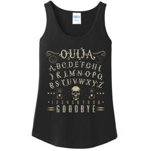 Ouija Board Paranormal Spirit Board Occult Halloween Ladies Essential Tank