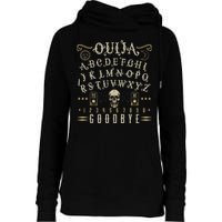 Ouija Board Paranormal Spirit Board Occult Halloween Womens Funnel Neck Pullover Hood