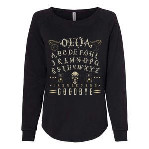 Ouija Board Paranormal Spirit Board Occult Halloween Womens California Wash Sweatshirt