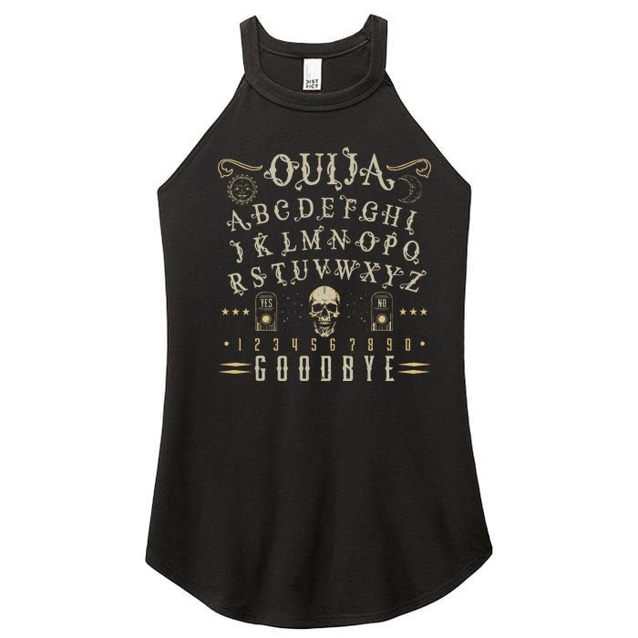 Ouija Board Paranormal Spirit Board Occult Halloween Women's Perfect Tri Rocker Tank