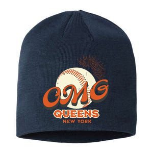 Omg Baseball Queens New York Sustainable Beanie