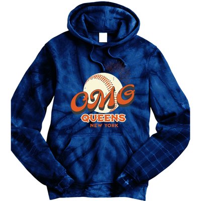 Omg Baseball Queens New York Tie Dye Hoodie