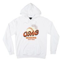 Omg Baseball Queens New York Hoodie