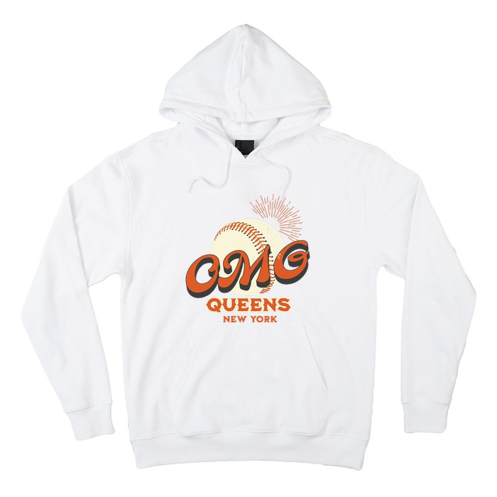 Omg Baseball Queens New York Hoodie