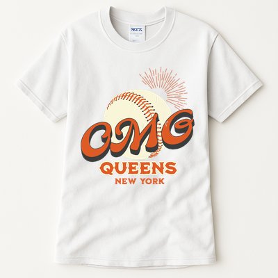 Omg Baseball Queens New York Tall T-Shirt