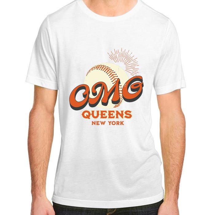 Omg Baseball Queens New York Adult ChromaSoft Performance T-Shirt