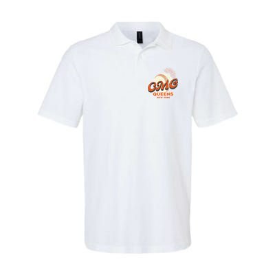 Omg Baseball Queens New York Softstyle Adult Sport Polo