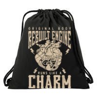 Original Body Rebuilt Engine Runs Like A Charm Open Heart Drawstring Bag