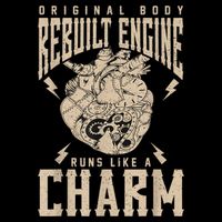 Original Body Rebuilt Engine Runs Like A Charm Open Heart Drawstring Bag