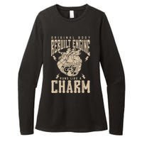 Original Body Rebuilt Engine Runs Like A Charm Open Heart Womens CVC Long Sleeve Shirt