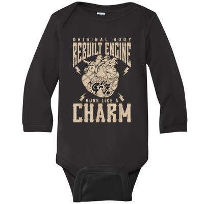 Original Body Rebuilt Engine Runs Like A Charm Open Heart Baby Long Sleeve Bodysuit