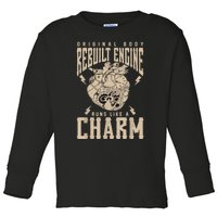 Original Body Rebuilt Engine Runs Like A Charm Open Heart Toddler Long Sleeve Shirt