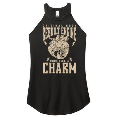 Original Body Rebuilt Engine Runs Like A Charm Open Heart Women's Perfect Tri Rocker Tank