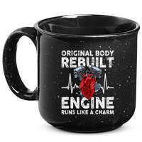 Original Body Rebuilt Engine Runs Like A Charm 15oz Campfire Ceramic Mug