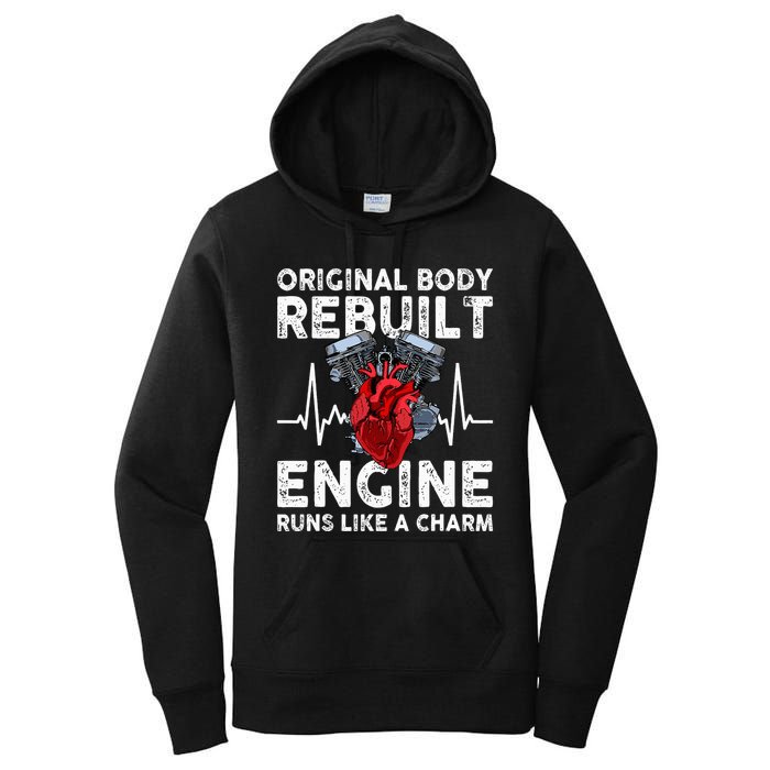 Original Body Rebuilt Engine Runs Like A Charm Women's Pullover Hoodie