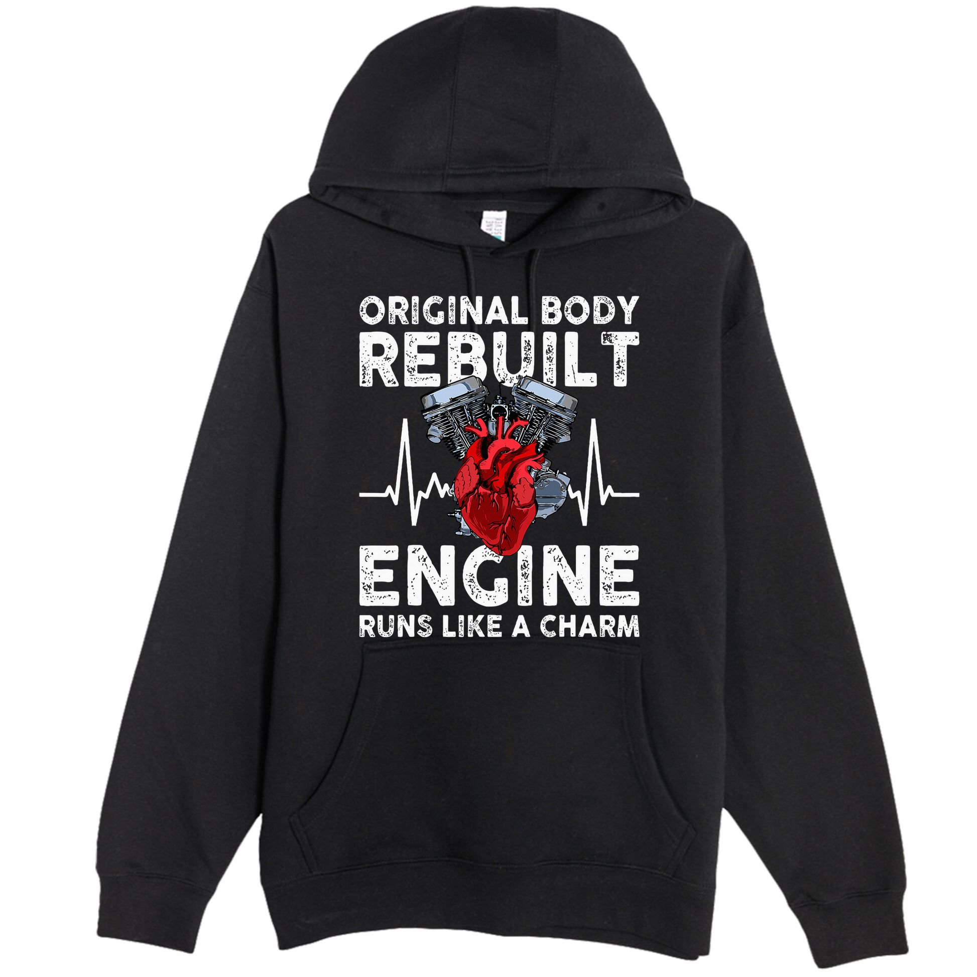 Original Body Rebuilt Engine Runs Like A Charm Premium Pullover Hoodie