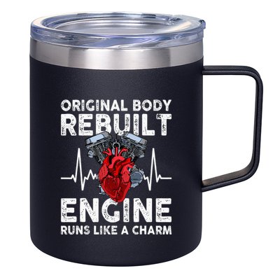 Original Body Rebuilt Engine Runs Like A Charm 12oz Stainless Steel Coffee Mug