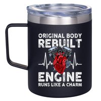 Original Body Rebuilt Engine Runs Like A Charm 12oz Stainless Steel Coffee Mug