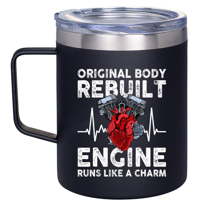 Original Body Rebuilt Engine Runs Like A Charm 12oz Stainless Steel Coffee Mug
