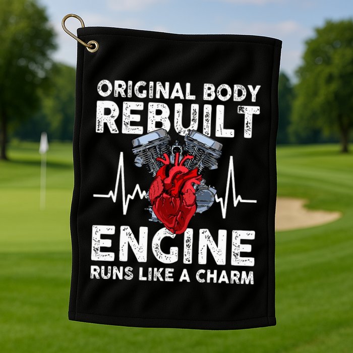 Original Body Rebuilt Engine Runs Like A Charm Golf Towel